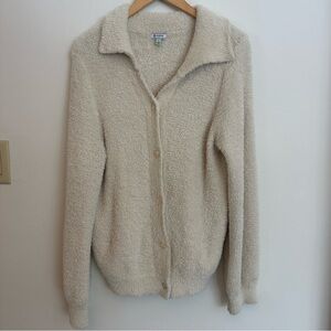 Cozy Cream Button-Up Susina Cardigan